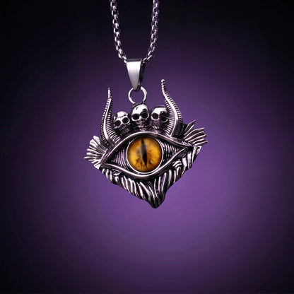 Wardevil Gothic Evil Eye Necklace