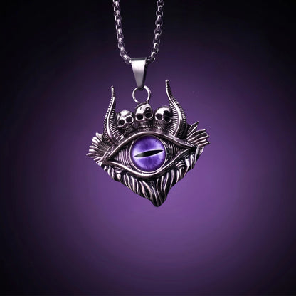 Wardevil Gothic Evil Eye Necklace